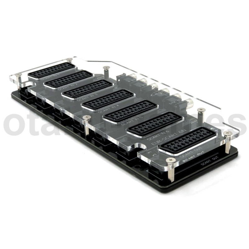 RGB SCARTセレクター 6入力1出力基板 6 Port RGB Scart Auto Switch (with housing)